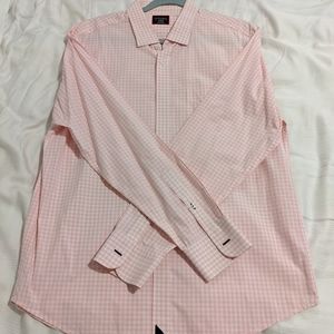 Untuckit pink gingham xl slim